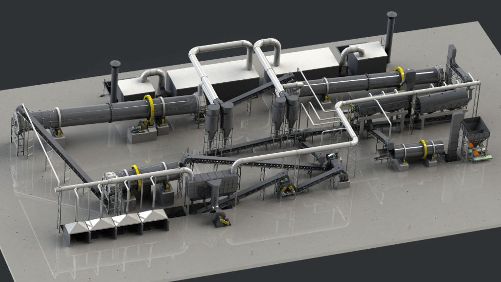 Rotary Drum Granulation Line